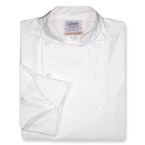 Women's Traditional Coat in White Midweight Cotton, 1035533