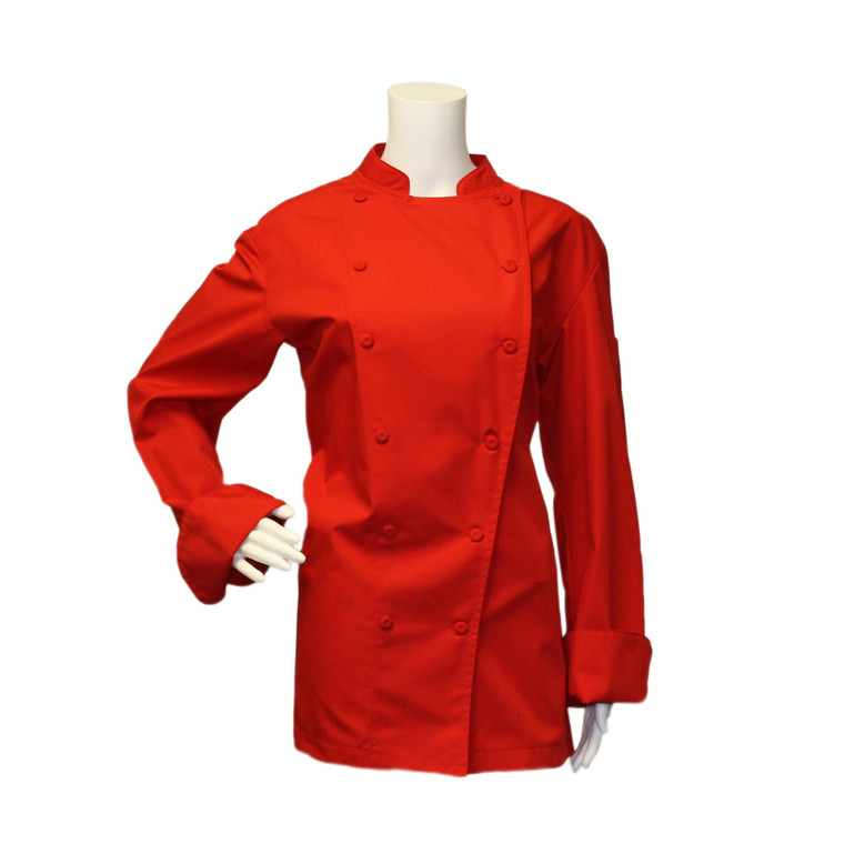 Women's Traditional Coat in Bright Red, 1035009