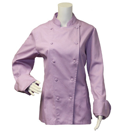 Women's Traditional Coat in Lavender 100% Cotton Flat Twill, 1035/843