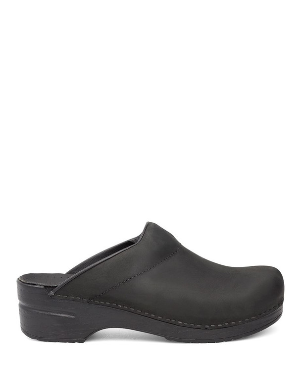 Dansko Karl Black Oiled Chef Clog, D9113