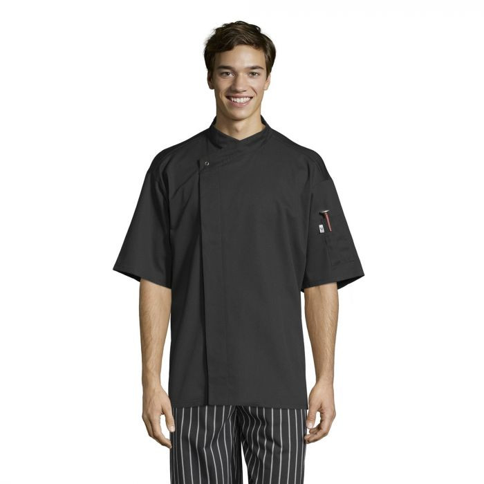 Calypso Short Sleeve Chef Coat with Mesh, 1301