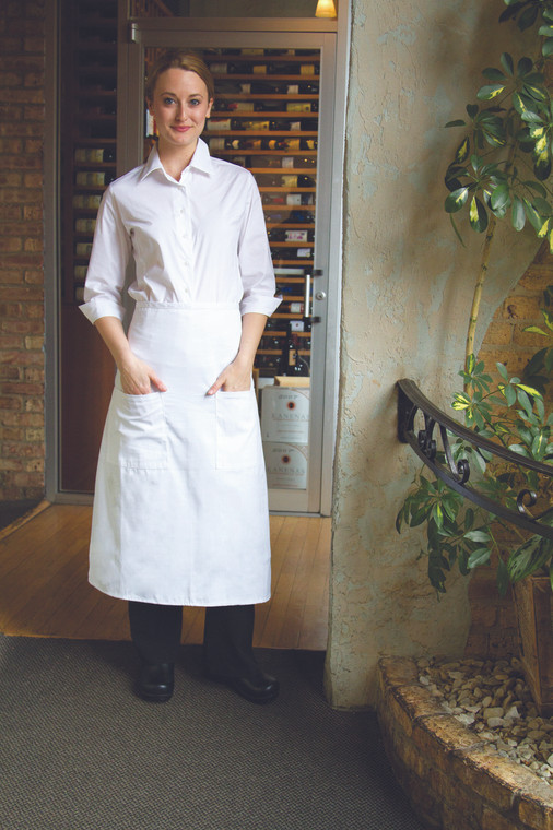 Standard Bistro Apron with 2 Patch Pockets UC3012