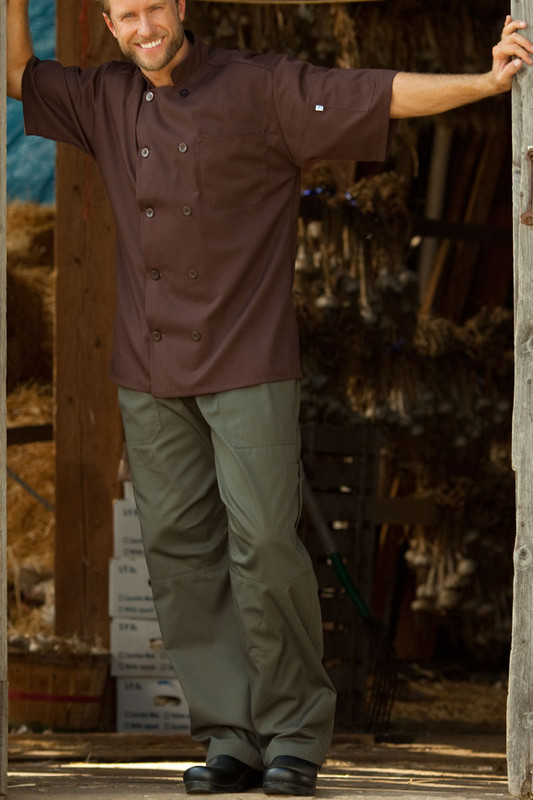 Grunge Cargo Chef Pant Olive - Culinary 