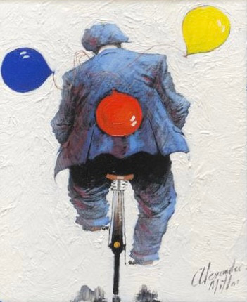 Happy Days ... are Here Again is an original oil painting by Alexander Millar.