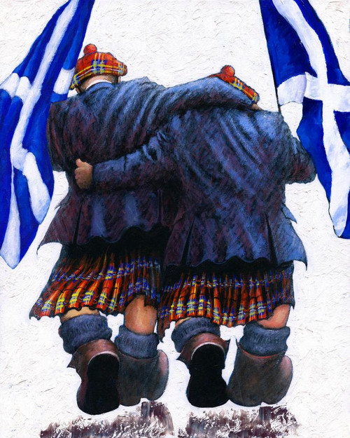 United We Stand is a signed, limited edition, Giclee print on paper, based on the original painting by Scottish artist Alexander Millar. United We Stand is a signed, limited edition, Giclee print on paper, based on the original painting by Scottish artist Alexander Millar.
