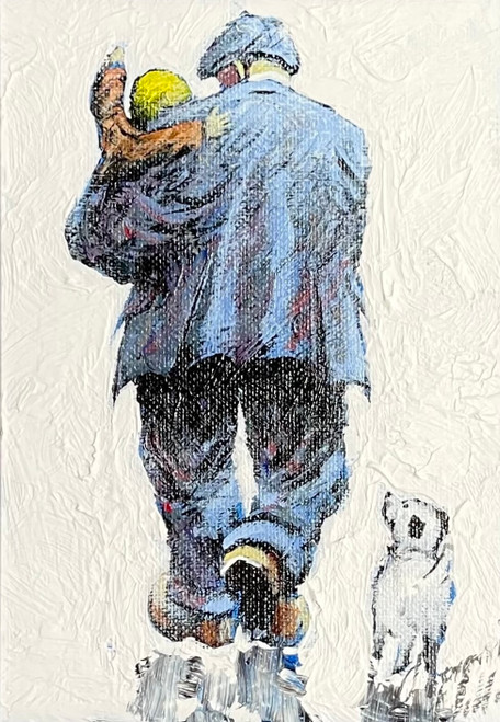 Looking Up To The Sky Little Gem is a small, original oil painting by Alexander Millar Looking Up To The Sky Little Gem is a small, original oil painting by Alexander Millar