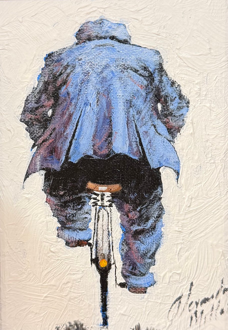 Off To Work Little Gem is an original oil painting from Alexander Millar's Little Gem collection