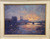 Battersea Sunset is a framed, signed limited editon print on canvas of the original painting by Alexander Millar.