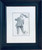 The Umbrella Man is a framed, original pencil sketch by Alexander Millar.