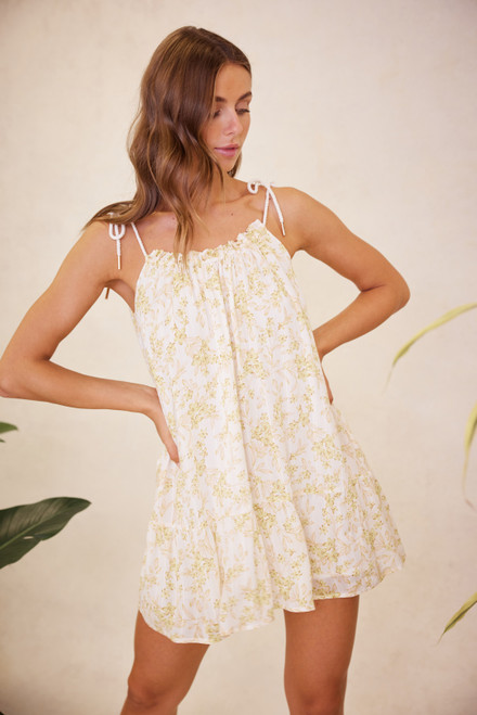 Andrea Mini Dress - Ditzy Print