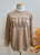 BUF Monochrome Fleece Sweatshirt - Tan