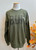 BUF Monochrome Fleece Sweatshirt - Military Green