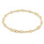 Hope Unwritten 5mm Bead Bracelet - Gold