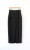 Vicki Front Slit Midi Skirt - Black