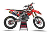 Adrenaline Honda with white backgrounds black numbers