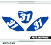 Honda CRF250 18-21 CRF450 17-20 Number Plates - Racer