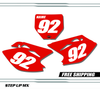 Kawasaki KX450F 2006-08 Number Plates - Racer