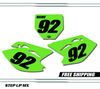 Kawasaki KX450F 2006-08 Number Plates - Racer