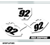 Kawasaki KX450F 2006-08 Number Plates - Racer