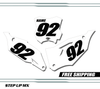 Kawasaki KX450F 2019-23 Number Plates - Racer