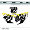 Velocity Husqvarna Number Plate Decals