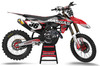 Blaze GAS GAS Graphic Kit with White Backgrounds, Black Numbers
