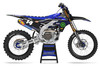 Yamaha YZ Factory Kit Black Backgrounds White Numbers