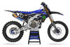 Yamaha YZ Factory Kit White Backgrounds Black Numbers