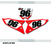 Honda CRF450R 2021-24 Factory24 Style, O2, Quick Ship Number Plate Decals
