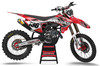 Adrenaline GAS GAS Graphic Kit with White Backgrounds, Black Numbers