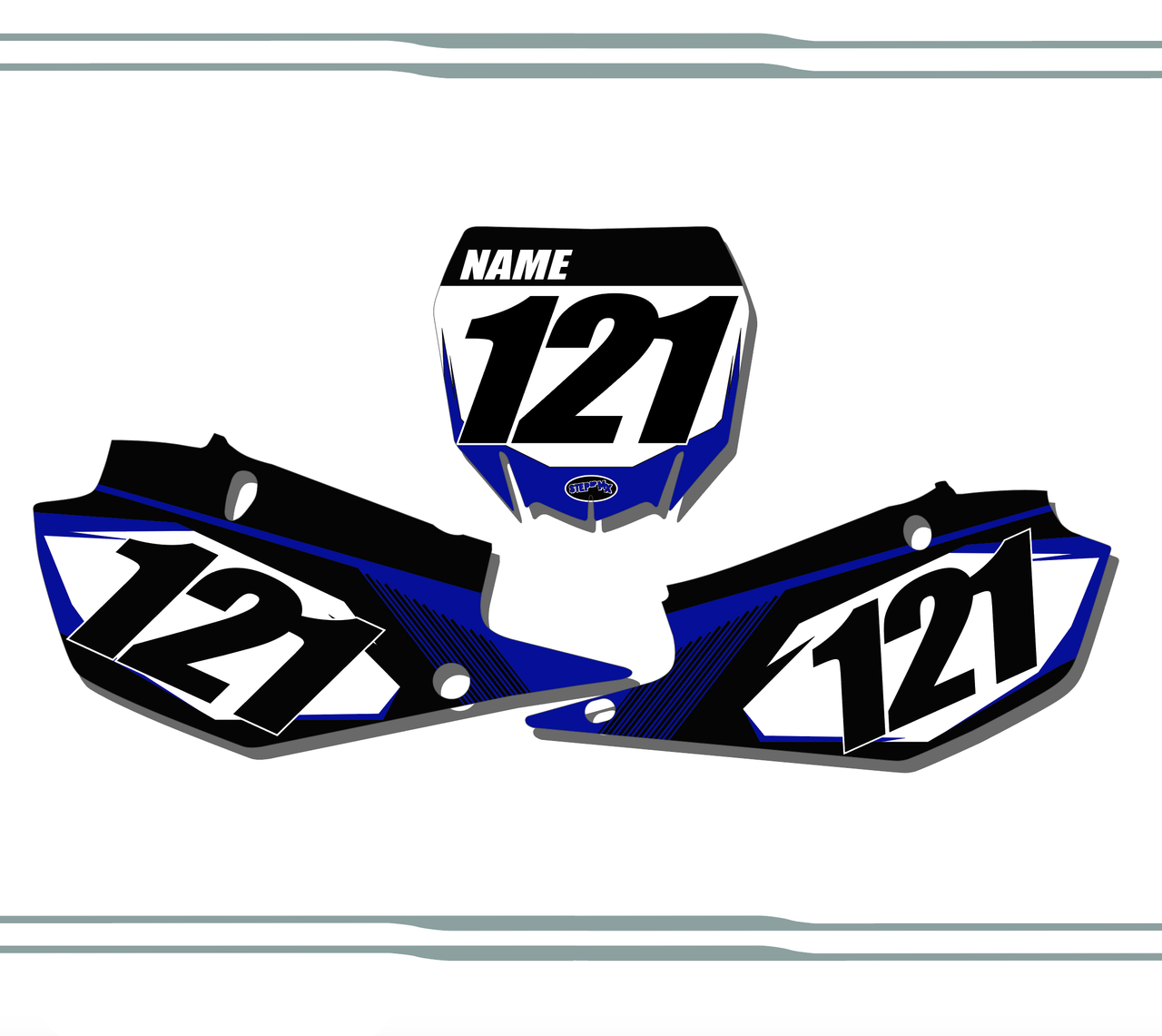 Yamaha YZ450 2018-2020 quick ship number plates
