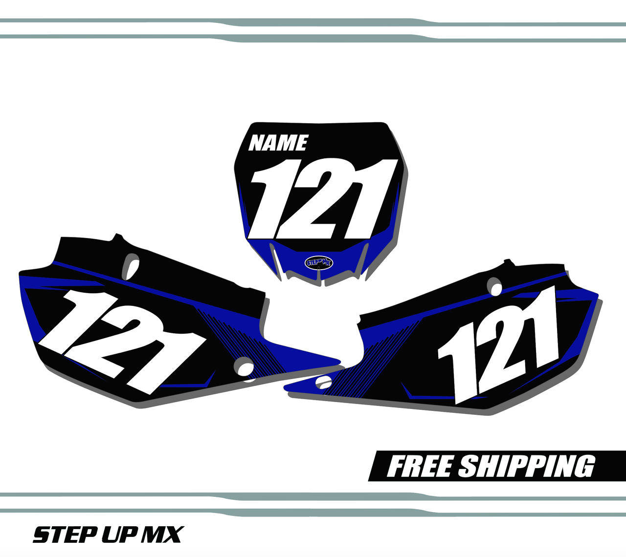 Yamaha YZ250F 2019-2020 quick ship number plates
