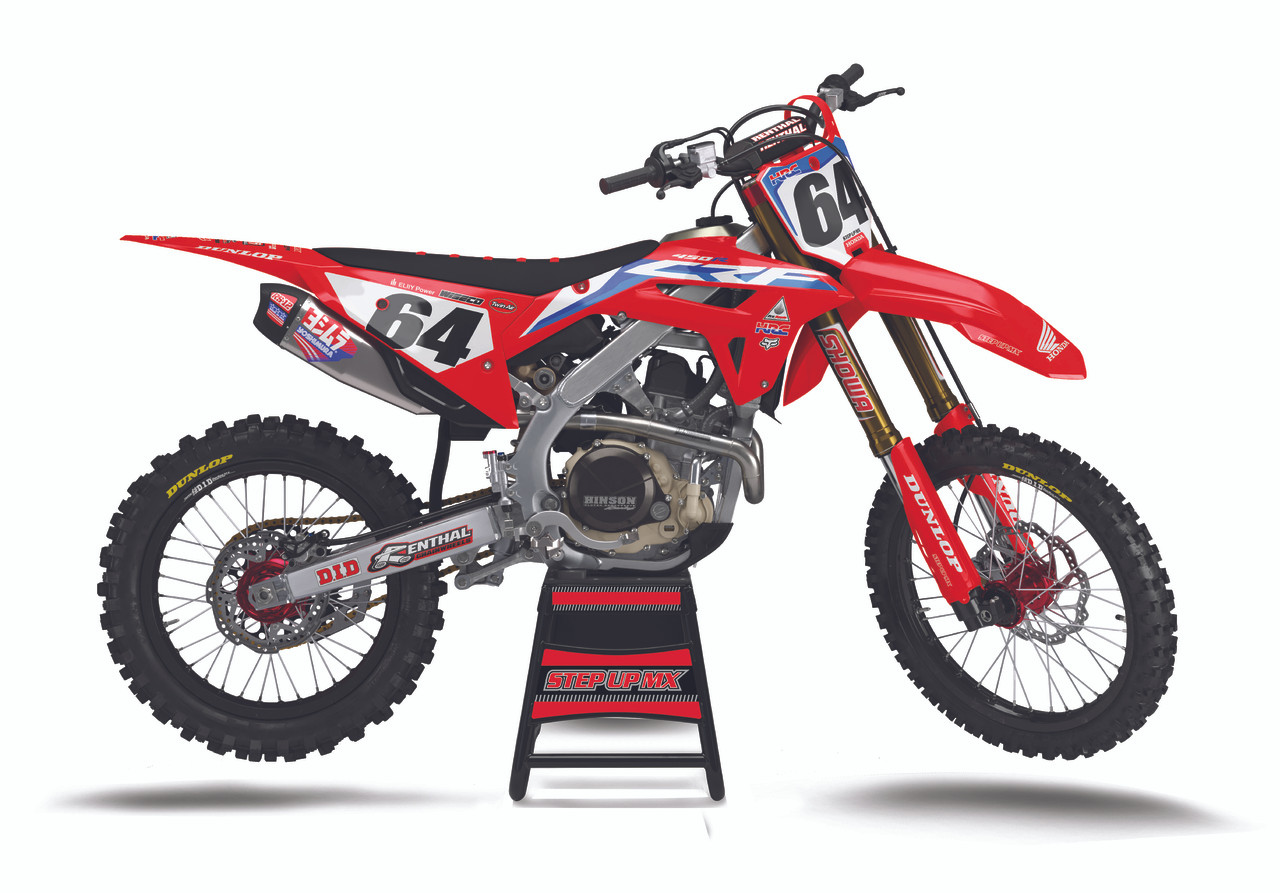 HONDA バイクタンク　HRC Step Up MX Honda