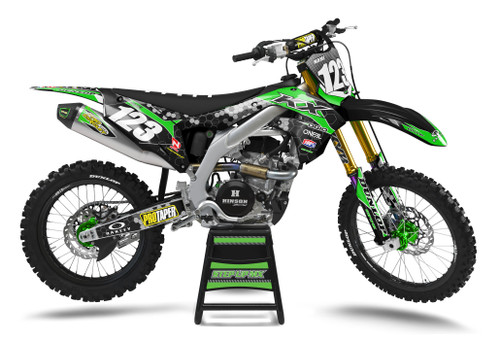 Honeycomb kit with Chrome accents black backgrounds, white numbers Honeycomb kit with Chrome accents black backgrounds, white numbers