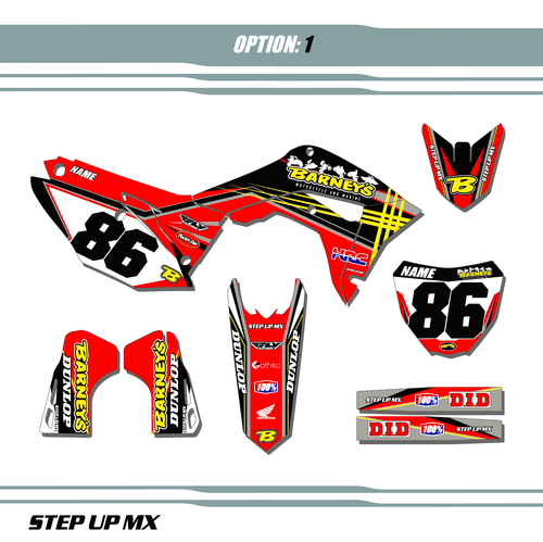 BARNEYS HONDA TEAM KIT BARNEYS HONDA TEAM KIT