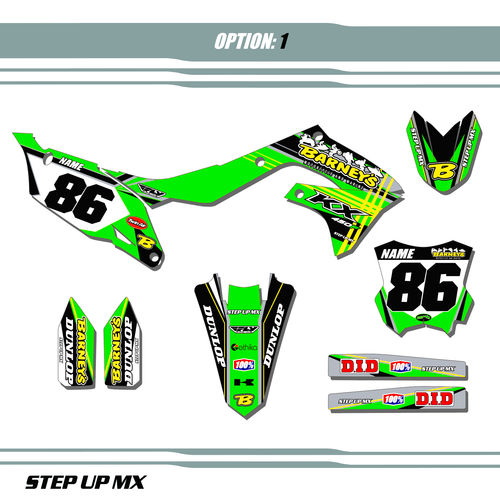 BARNEYS KAWASAKI TEAM KIT BARNEYS KAWASAKI TEAM KIT