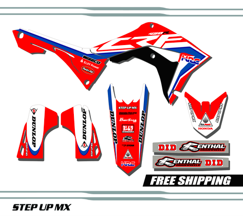 Honda CRF 450 2019-20 Factory 19 Style Option 1, Without Number Plates