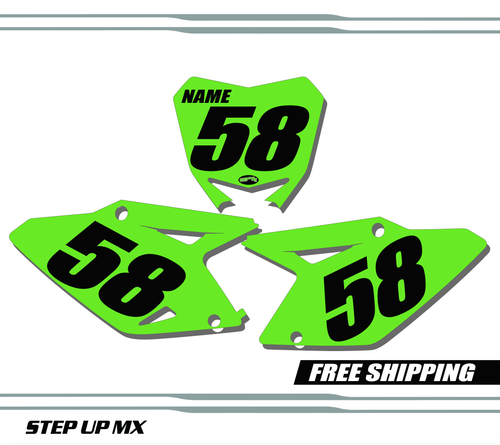 Suzuki RMZ 450 2008-2017 quick ship number plates-racer Suzuki RMZ 450 2008-2017 quick ship number plates-racer