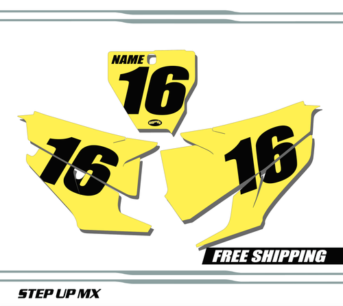 Husqvarna 125 250 350 450 TC FC 2019-20 Number Plates - Racer