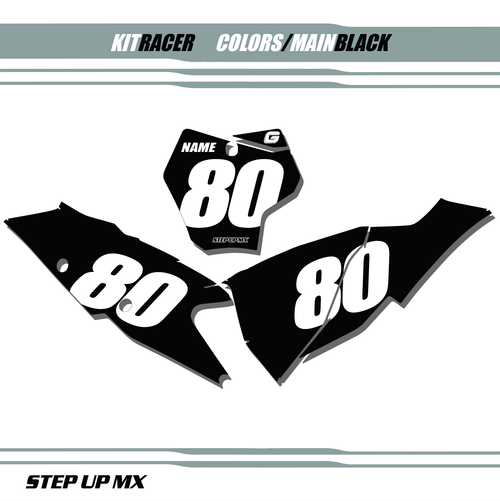 Gas Gas Racer Plates Black Gas Gas Racer Plates Black