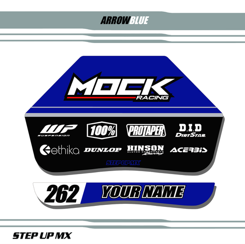 Blue Arrow Pit Board Decals Blue Arrow Pit Board Decals