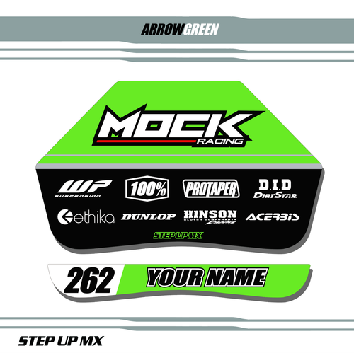 Green Arrow Pit Board Decals Green Arrow Pit Board Decals