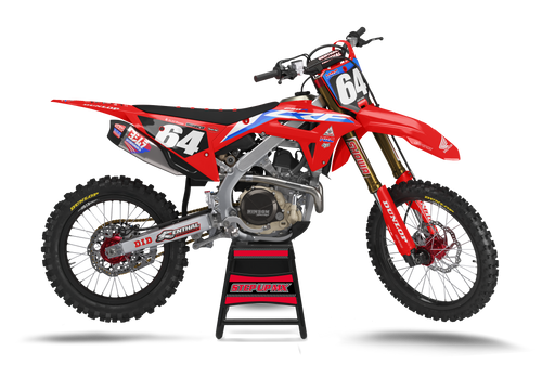 Honda CRF250R 2022 Factory21 style quick ship number plates