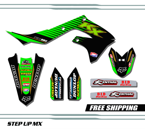 Kawasaki 250 2021-23  Factory19 Style Without Number Plates