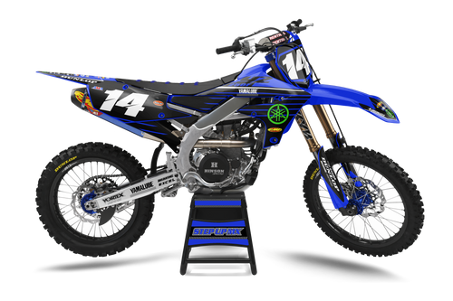 Yamaha YZ250F 2019-23 Factory21 Style Quick Ship Number Plate Decals