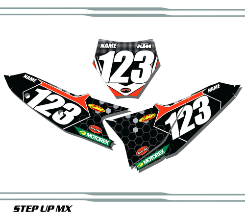 Number plates only option with black backgrounds, white numbers Number plates only option with black backgrounds, white numbers