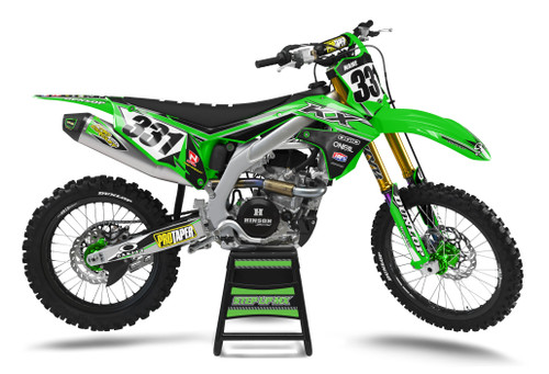 Kawasaki Arrow Kit. White Backgrounds Black Numbers Kawasaki Arrow Kit. White Backgrounds Black Numbers