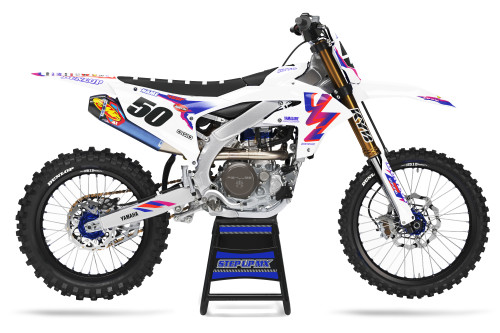 YZ50AE Kit with White Backgrounds, Black Numbers