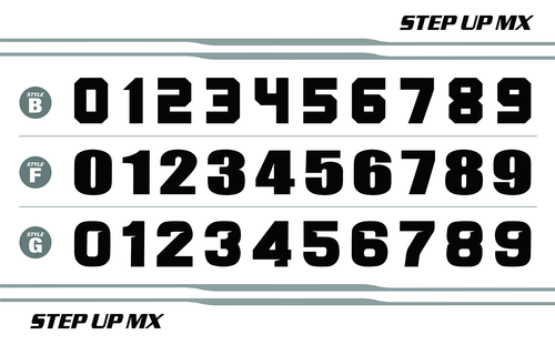 Font styles available Font styles available