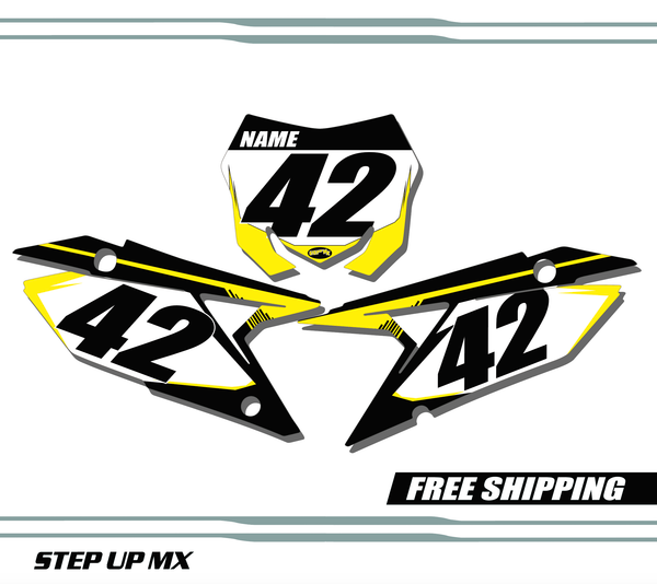 Suzuki RMZ 450 2018-2020 quick ship number plates